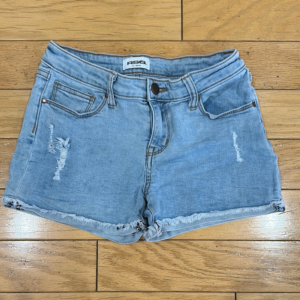 RSQ  Girls  Blue Denim Shorts